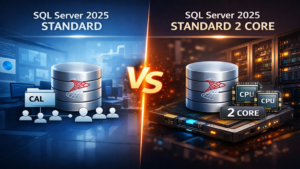 Microsoft SQL Server 2025 - Standard und Standard 2 Core im Vergleich