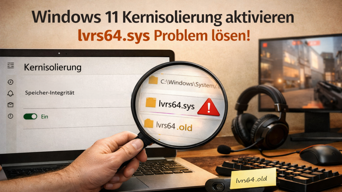 Kernisolierung unter Windows 11 aktivieren – Lösungen bei Treiberproblemen