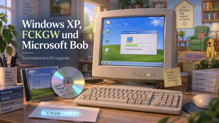 FCKGW-RHQQ2: Warum dieser Windows-XP-Key Computergeschichte schrieb